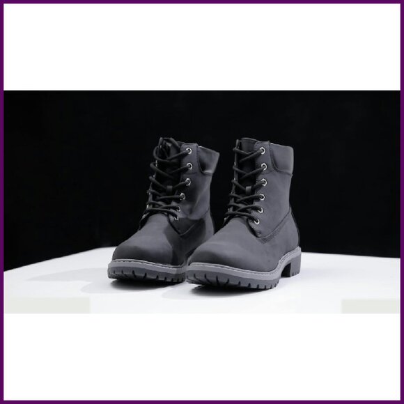 Women's Waterproof Non-Slip Work Boots Size 7 with Ankle Support - Picture 8 of 8